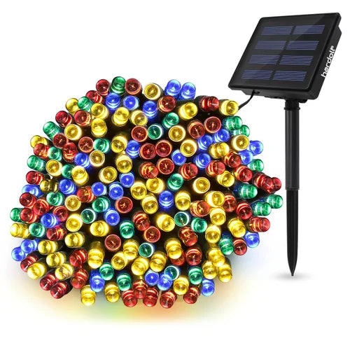 Luz led con panel solar