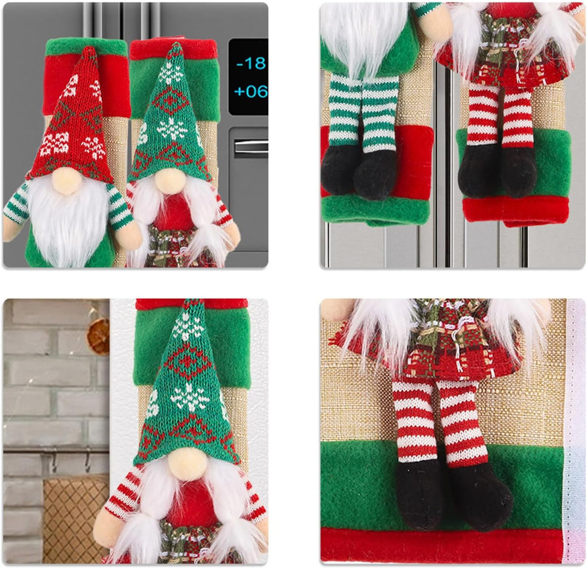 SET CUBRE MANILLAS GNOMOS PARA REFRI