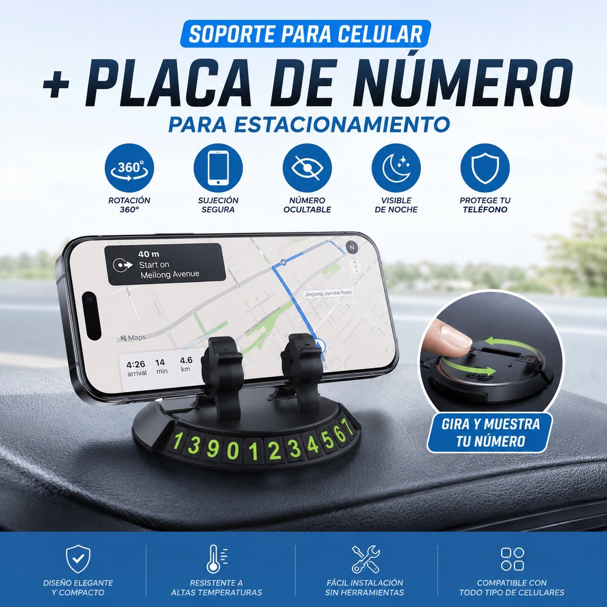 Soporte 360 de celular Super resistente