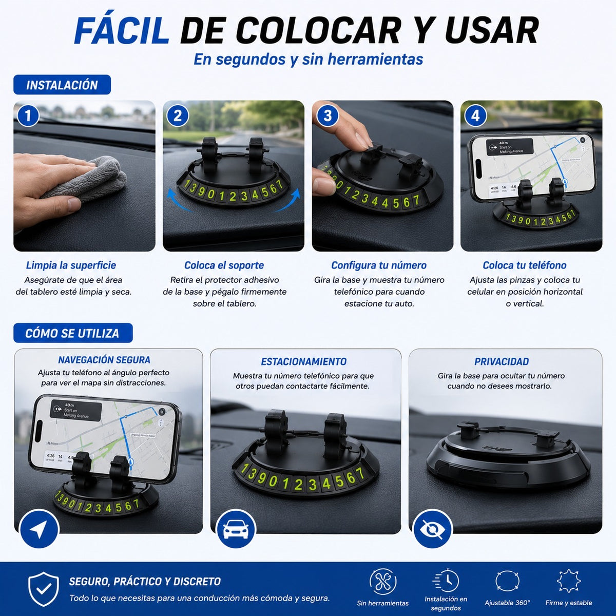 Soporte 360 de celular Super resistente