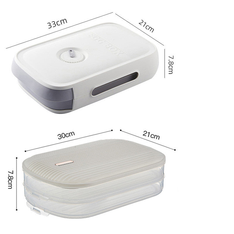 Egg Storage Box Refrigerator Special Drawer Rolling